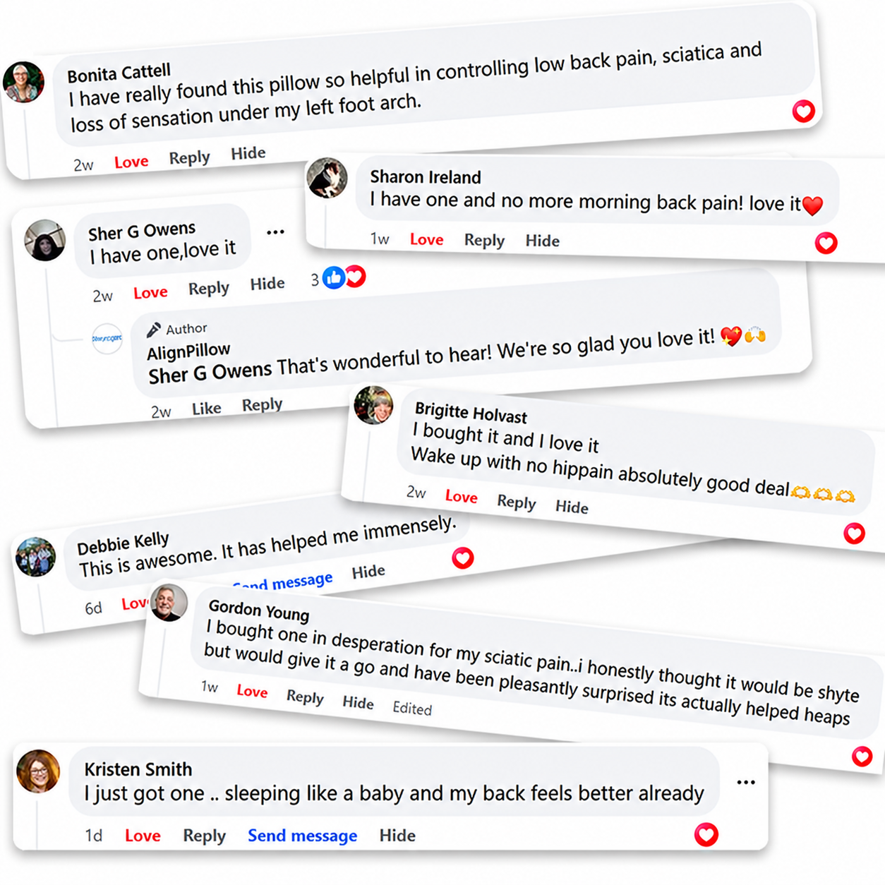 Customers Love Their AlignPillow™ Pillows!